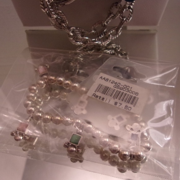NWT DESIGNER FUNKY EFM NECKLACE EARRINGS & BRACELE - Picture 4 of 5